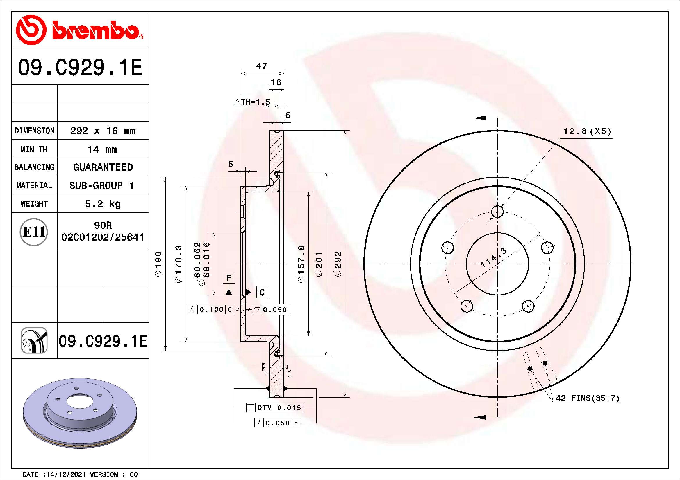 BREMBO KT 08 030 Fren takımı, diskli fren BEYOND LINE - EV