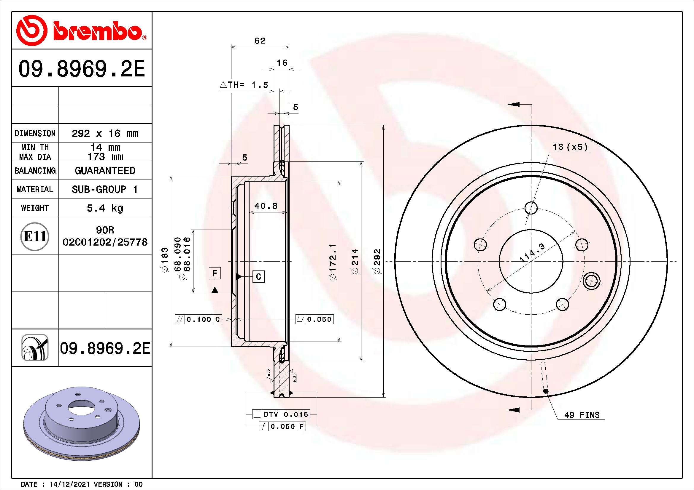 BREMBO KT 08 020 Fren takımı, diskli fren BEYOND LINE - EV