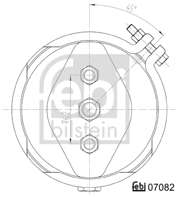FEBI BILSTEIN 07082 Membranbremszylinder
