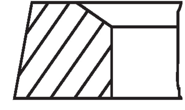 MAHLE 001 36 N0 Kolbenringsatz