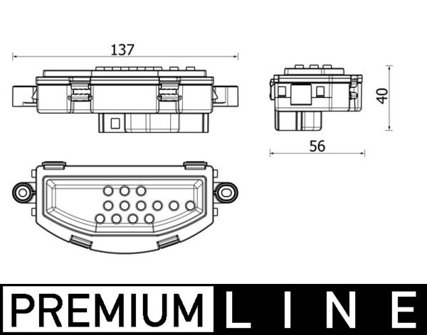 MAHLE ABR 158 000P Ayar, iç mekan fan BEHR *** PREMIUM LINE ***