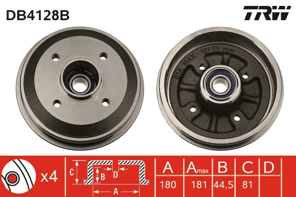 TRW DB4128B Fren kampanası