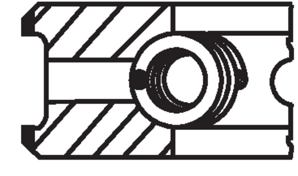 MAHLE 001 RS 00111 0N0 Kolbenringsatz